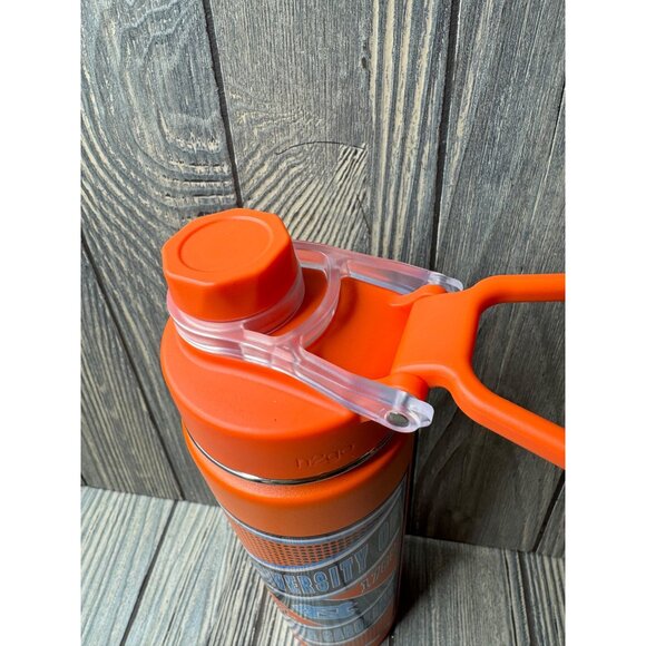 University Of North Carolina H2Go Conquer Sport Bottle 24 Oz Orange & Blue - Picture 3 of 4